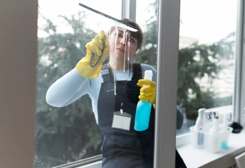 Nettoyage de vitres intérieures et extérieures à Marçais